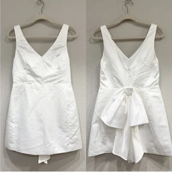 Lulus Charming Celebration Bow Mini Dress - Picture 3 of 3